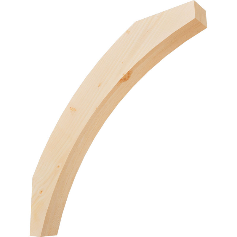 Genouillère Thorton, Sapin Douglas de 3 1/2 po (lisse), 30 po X P 30 po H