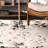Chehalis Contemporary Faux Cowhide Power Loom Black/Gold Rug-629069626