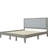 Solid Wood Platform Upholstered Headboard King Bed