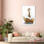 Bathtime Giraffe - Peinture sur toile-119891399-58873440-58873435