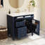 Meuble-lavabo moderne 36 po avec lavabo supérieur-596226706