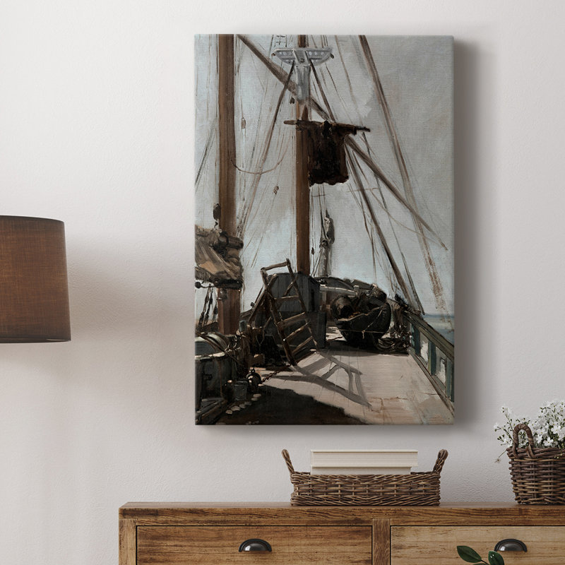 Impression nautique rétro XXXIX - galerie Cavas sur mesure, H 18 po x l 12 po