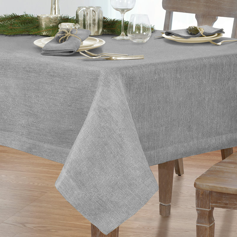 Nappe La Classica, L 96 po x l 70 po, Gris / Argent