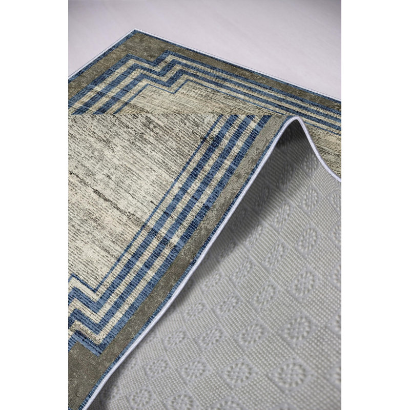 Premium Hall Carpet, 3.3 x 6.6 ft, Grey | 100% Polyester, 650 g/m² | Antibacterial, Non-Slip PVC Dot Underside | Machine Washable, Eco-Friendly, 0.2 in Pile Height | Perfect for Entryway, Living Room & Bedroom