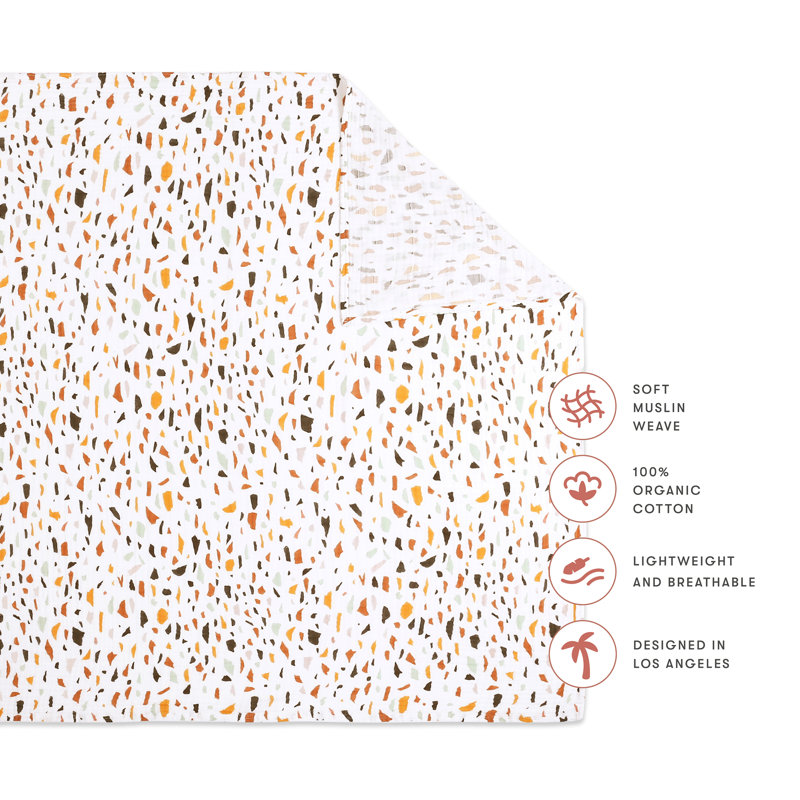 Terrazzo Muslin Swaddle