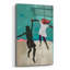 «Wave Jumpers» par A Tsoukanelis, art mural en verre acrylique, 12 po x 16 po