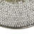 Aluminum Metal Side End Silver Accent Table