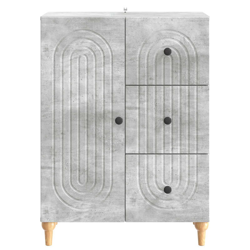 66cm Sideboard, Concrete Grey