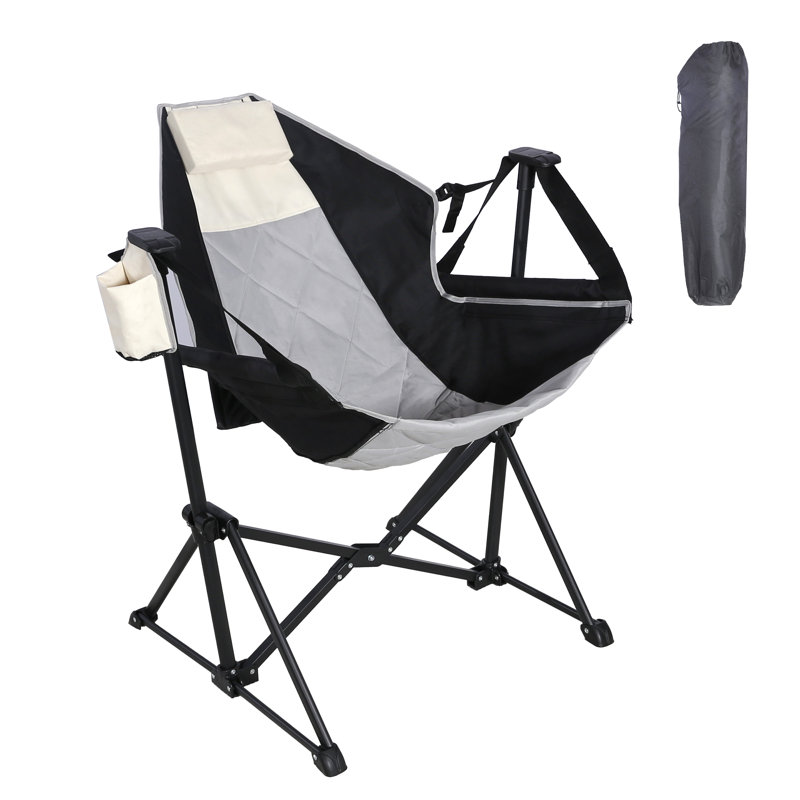 Portable Hammock Camping Chair Light Beige, Beige