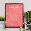 Milan City Map - No Frame Print-1715703691