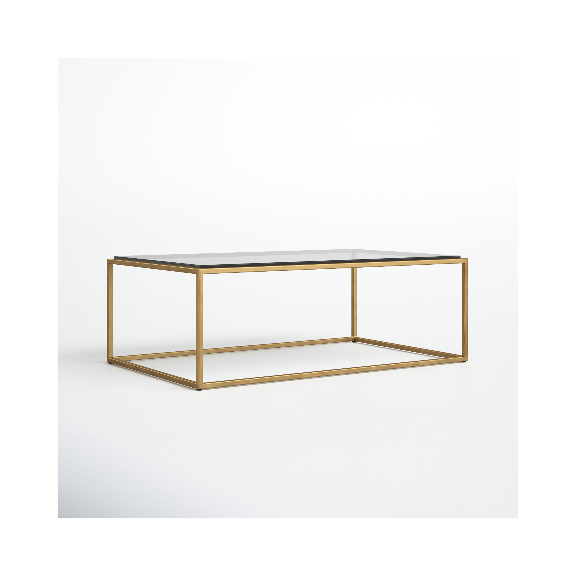 Evian Coffee Table, Gold