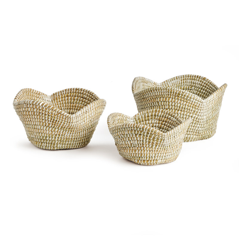 Asla Rattan Decorative Bowl Set