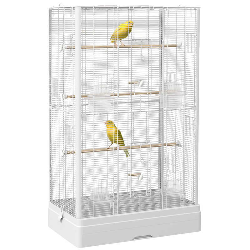 Cage de vol 38,6 po Emyiah, Blanc