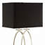 Lampe d'appoint rectangulaire solide et durable