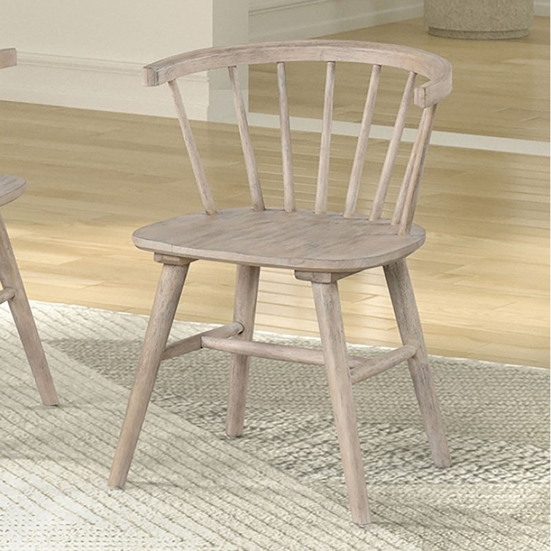 Chaise d'appoint Yaiza (ensemble de 2), Chêne naturel