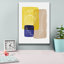 Toile épique «Lemon Pop Line Art» par Linda Woods, 40 po x 54 po-174201020