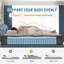 Matelas hybride à ressorts ensachés en mousse à mémoire de forme 14 po Bovedon-1911276972-1944835935