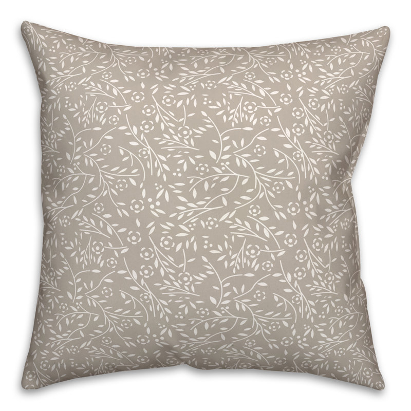  Housse et insert floraux pour l'extérieur, Gris