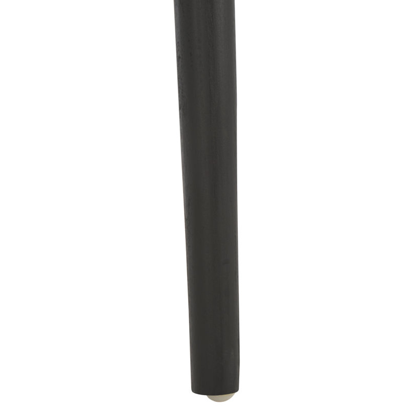 Samire Stacking Dining Chair, Black