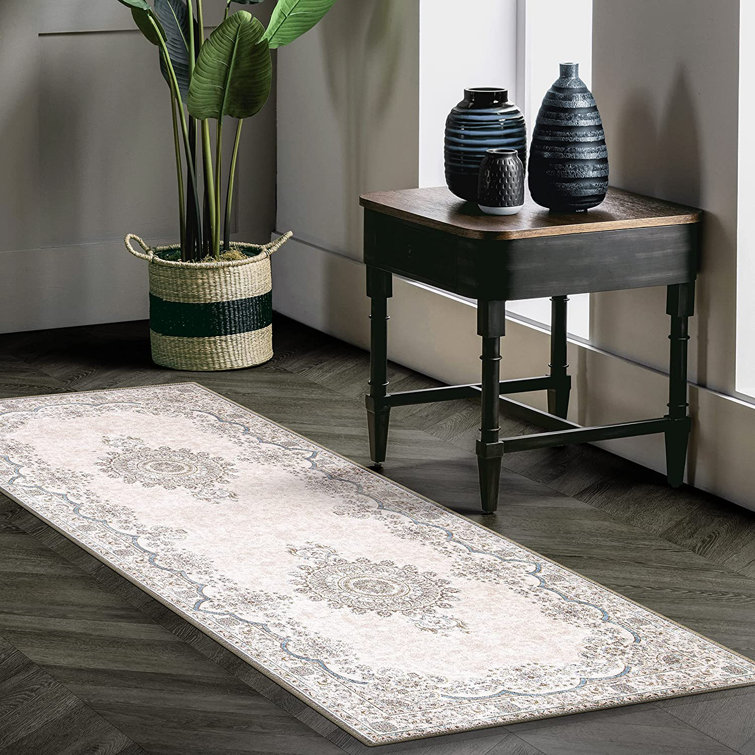 Adiva Rugs Machine Washable Area Rug for Living Room, Bedroom