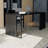 Black Rectangular Solid Wood+Iron desk-934307952