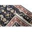 Hand-Knotted High-Quality Black and Wine Area Rug