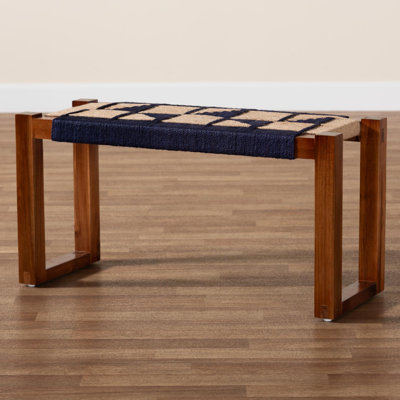 Markale Seagrass and Acacia Wood Bench