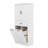 Double Tilt Out Laundry Hamper Cabinet, Tall Bathroom Storage Cabinet With Tilt Out Laundry Basket-1918894955