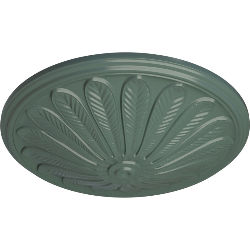 Médaillon de plafond Endurathane Brontes, diamètre extérieur 25 1/2 po x P 5 1/2 po (convient aux auvents jusqu'à 3 5/8 po)
