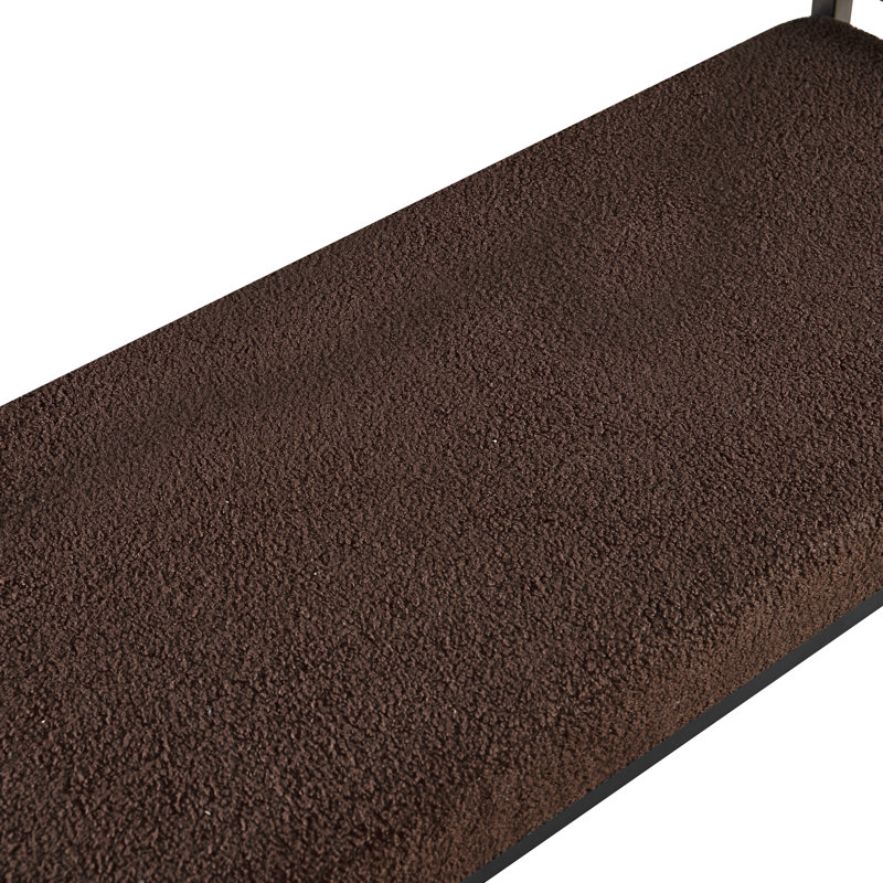 Banc rembourré Loxe, Marron foncé