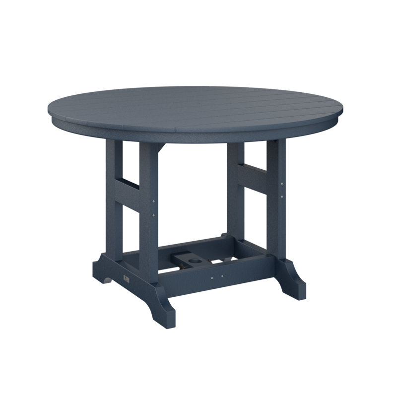 Garden Classic Outdoor Round, Navy Blue, 39.5" H x 48" W x 48" D