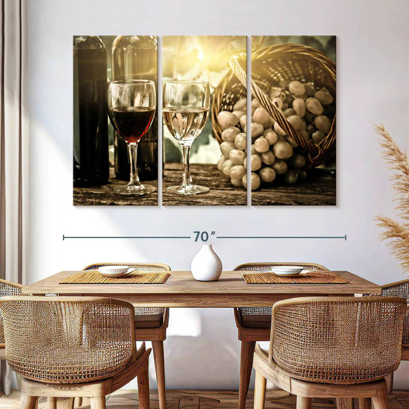 Yarlin Spring Vineyard Wine, 24" H x 38" W