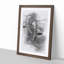The Feet of a Ballet Dancer in Abstract - Picture Frame Graphic Art Print-55737628-55737627