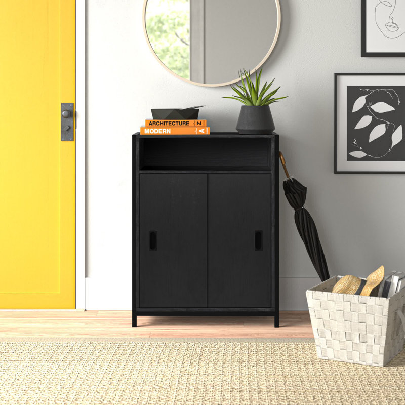 Cosme Accent Cabinet, Black