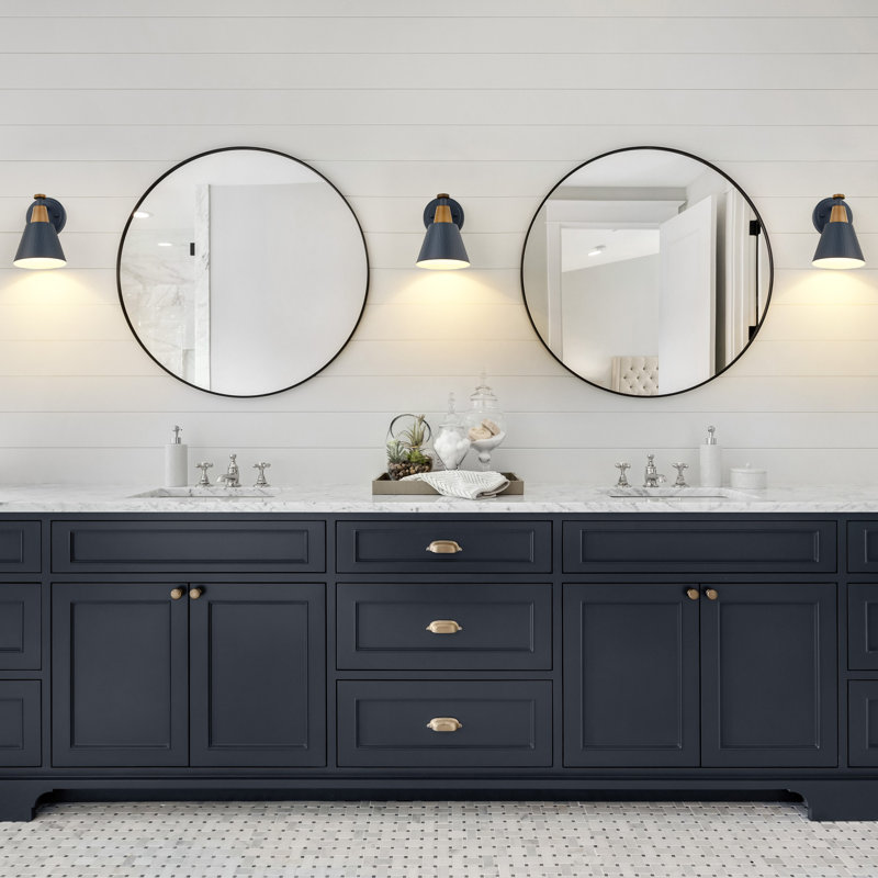 Mudge Armed Sconce, Blue