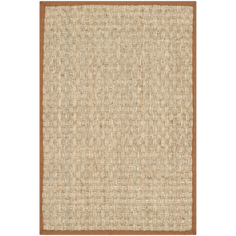 Delapena Solid Colour Hand Woven Area Rug