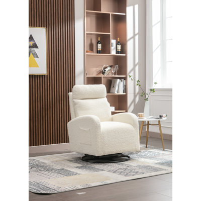 26.77'' Wide Tufted Swivel Wingback Chair -  Latitude RunÂ®, 980D658AAD064FCA8837B888D675CF8B