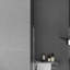 32 po X P 72 po H Porte de douche à cadre pliable au fini chromé