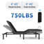 Structure de lit réglable Modern Modern avec matelas de 12 po, télécommande sans fil, fonction anti-ronflement, assemblage sans outil-1315270141