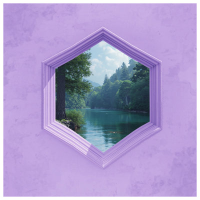 Housses de couette Hexagon Window View