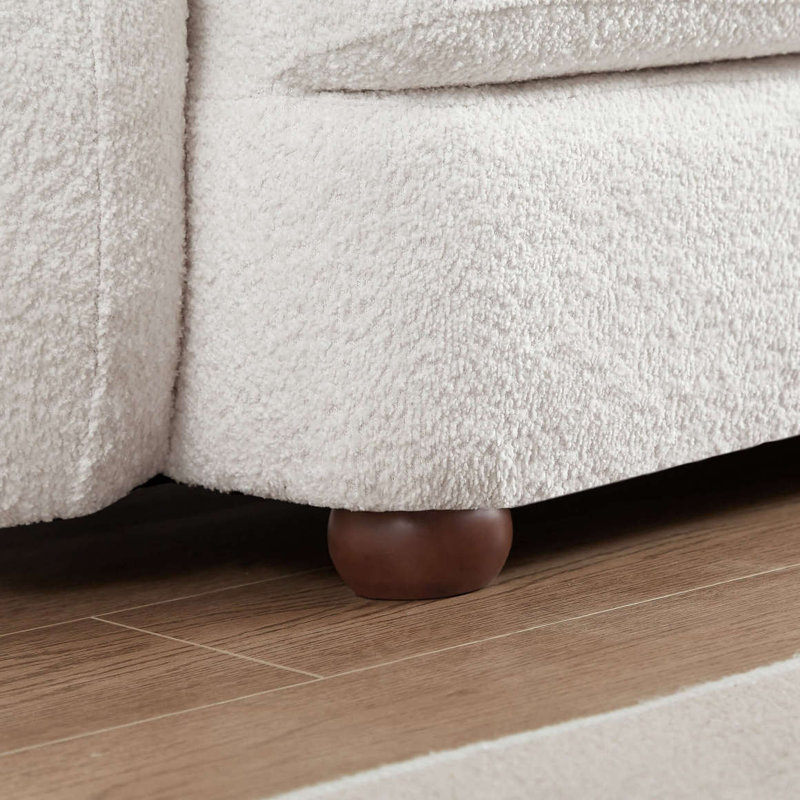 Canapé en tissu Boucle de 114,5 po Paton