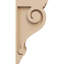 Bois de cèdre à volutes, grain de bois TimberThane Corbel, brun clair apprêté-88291332