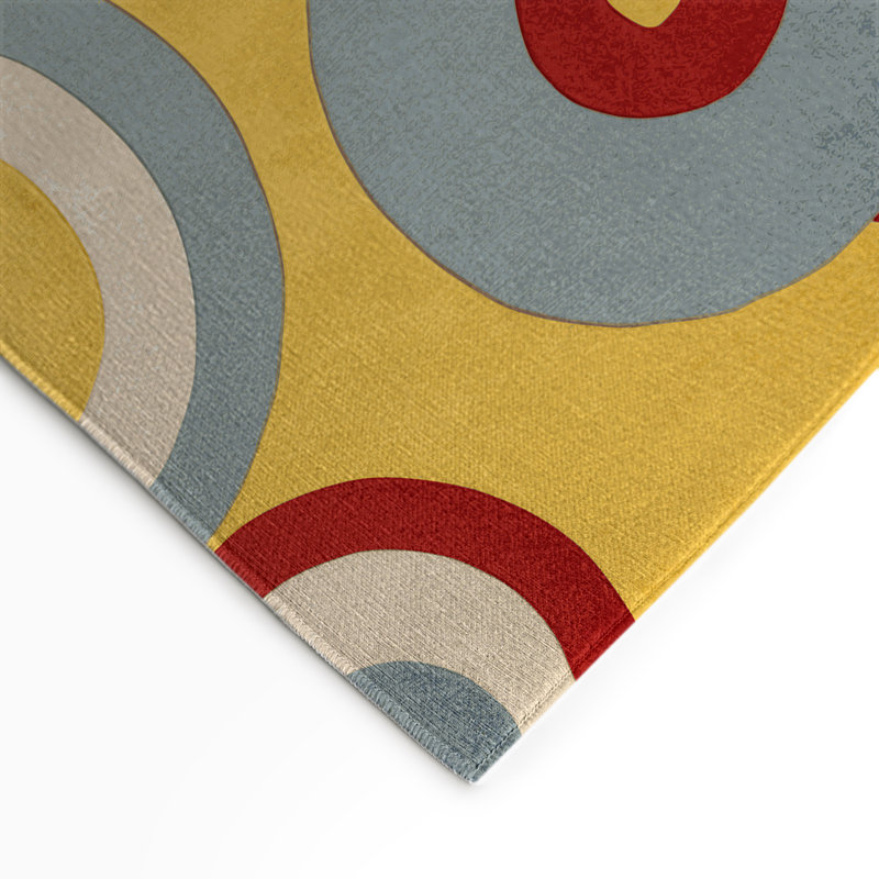 Retro Dash Indoor And Outdoor Area Rug, Rectangle 2' x 3'