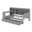 Lit de jour simple avec tiroirs et bureau-504137334