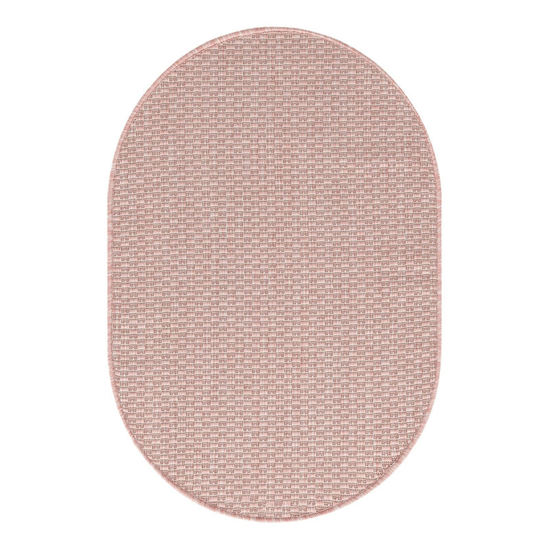 Tapis d'intérieur / extérieur d'extérieur uni, Ovale 2 pi 2 po x 3 pi 1 po