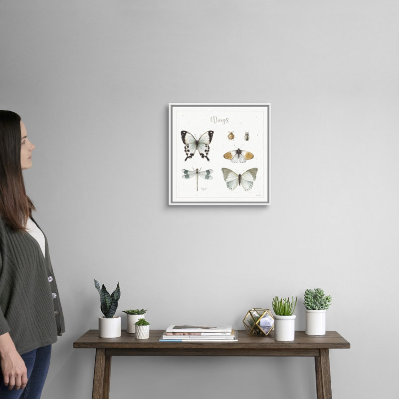 Reproduction d'art sur toile, H 18 po x l 18 po x p 2 po, Toile blanche encadrée