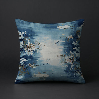 Modern Contemporary Indoor and Outdoor Throw Pillow