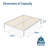 Luti 14 Metal Platform Bed Frame-821283366