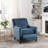 Modern Home Furniture Reclining Chair 1Pc Textured Fabric Upholstered Nailhead Trim Solid Wood Frame Self-Reclining Motion Chair-1620881112