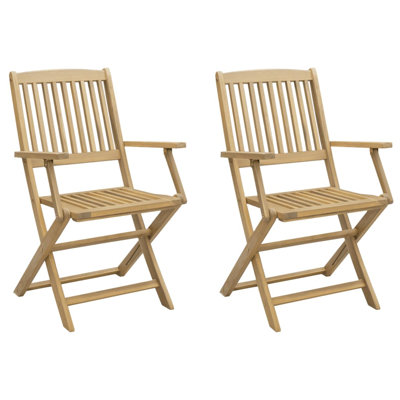 Spokane Solid Wood Accent Folding Chair Set
